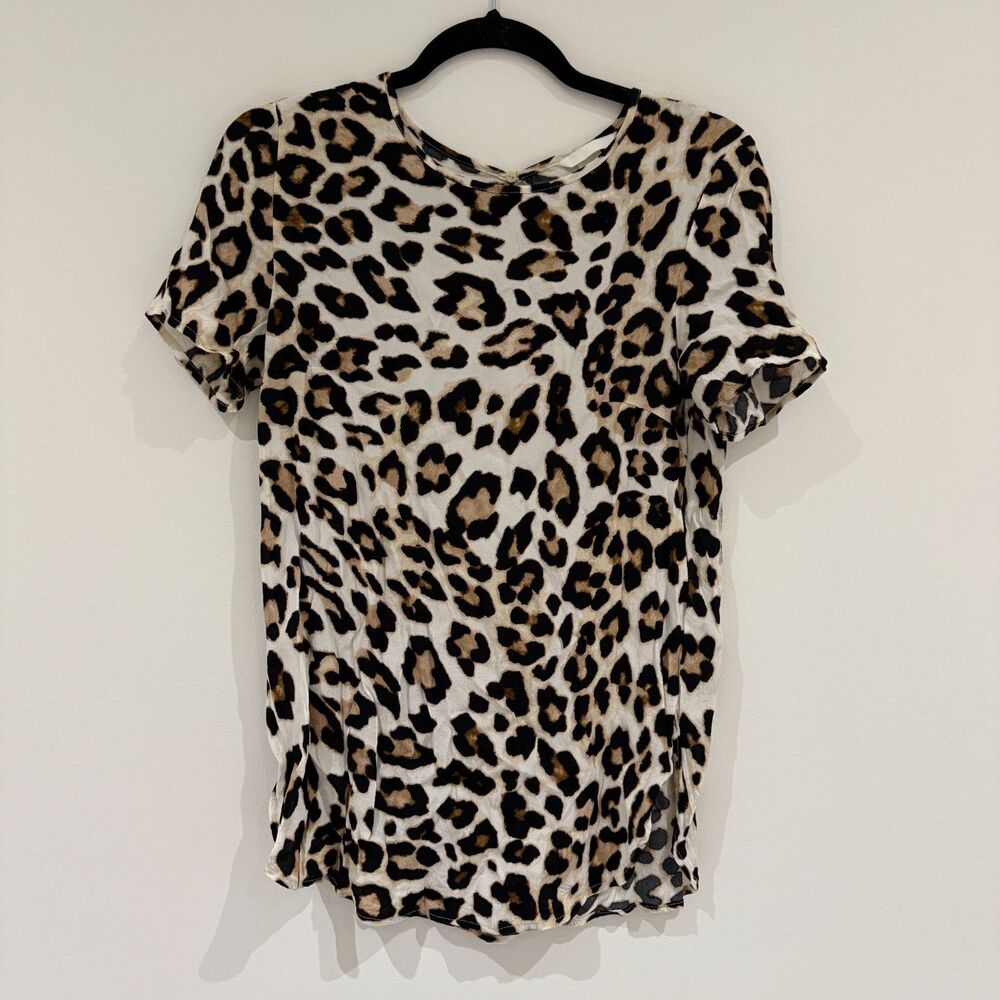 H&M Leopard Tee - Size 6 - EUC